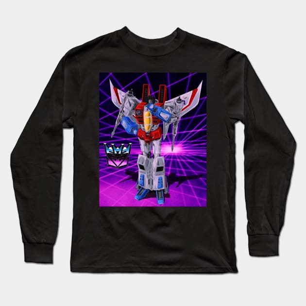 Starscream 1984 Long Sleeve T-Shirt by FNDKSTUDIO